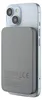 The back of a smartphone with a magnetic power bank attached. Produktbild-Vorschau
