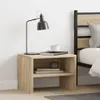 vidaXL Nachttisch Sonoma-Eiche 40x30x30 cm Holzwerkstoff Produktbild-Vorschau 1