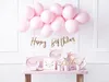 Ballons - Fort - Rose pâle pastel - 12 cm (100 pcs.) Voir les images du produit 2