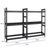 Mega Deal | 2x Reifenregal DINO | HxBxT 180x120x50 cm  | Produktbild-Vorschau 2
