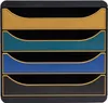 Exacompta Big Box, Schubladenbox mit 4 Schubladen, Neo Deco Produktbild-Vorschau 1