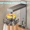 Küche Organizer, Wandhängender Küchenhaken aus Aluminium, Produktbild-Vorschau 2