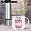 Trendation - Polizistin Geschenk Emaille Tasse mit Spruch Produktbild-Vorschau 4