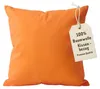Kissenbezug 60x60 cm Orange | 100% Baumwolle | Produktbild-Vorschau 1