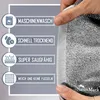 Badematte 800gsm Silber grau 50 X 80 CM (2er Pack) Produktbild-Vorschau 3