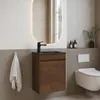 Badplaats Gäste-WC Waschtisch Set Sinta 40 x 22 cm Walnuss Produktbild-Vorschau 4