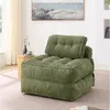 Rozkładana sofa z sztruksu 2 w 1 z regulowanym oparciem, Podgląd zdjęcia produktu 1