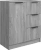 vidaXL Príborník Grey Sonoma 60x30x70 cm odvodený výrobok z Náhľad obrázku produktu 2