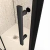 Duschspa 120x195cm Schwarz Nischentür Falttür Pendeltür Produktbild-Vorschau 5
