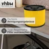 vhbw Faltenfilter kompatibel mit Lidl Parkside PNTS 1500 Produktbild-Vorschau 3