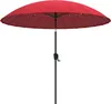 Outsunny Parasol de jardin Parasol droit inclinable rond Voir les images du produit 1