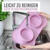 Silikonisches Futterbehälter mit Edelstahl-Futterbowl, für Produktbild-Vorschau 5