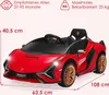 COSTWAY 12V detské elektrické autíčko Lamborghini s Náhľad obrázku produktu 4