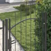 vidaXL Gartentor mit Schloss Woerden Grau 175 x 100 cm Produktbild-Vorschau 1