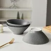 Schüssel set 4er Ø20 cm Keramik Japanische Ramenschüssel Produktbild-Vorschau 6