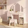 AIYAPLAY Schminktisch Kinder, 2 in 1 Kinderschminktisch Produktbild-Vorschau 9