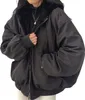 ASKSA Damen Winterjacke Baggy Doppelseitige Parka mit Produktbild-Vorschau 1