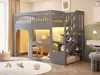 Kinderbed met hoogslaper, 90 x 200 cm, met opbergruimte in Productafbeelding-voorbeeld 6