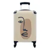 MuchoWow® Koffer Handgepäck Trolley Rollkoffer Kleine Produktbild-Vorschau 1