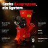 Gartenhäcksler Holzhäcksler Benzin HECHT 6421 | 9,7 kW / 13 Produktbild-Vorschau 4