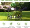 Dvoupatrový stojan na květiny, kovový stojan na rostliny, Náhled obrázku produktu 3