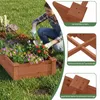 COSTWAY Hochbeet Holz, Gartenbeet mit 2 Pflanzkästen und Produktbild-Vorschau 6
