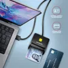 Axagon CRE-SM3SD USB Smart card & SD/microSD/SIM Flat, USB Podgląd zdjęcia produktu 4