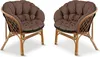 Set da giardino 2x122x40cm + 190x40cm per sedia divano Anteprima dell’immagine prodotto 3