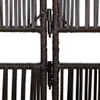 Paravent 3-tlg. Braun Poly Rattan Produktbild-Vorschau 8