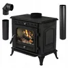 Gusseiserner Holzofen THUNDER HELIOS 10 kW Schwarz Produktbild-Vorschau 1