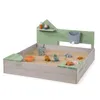 MUDDY BUDDY® Sandkasten „Cozy House“ warmgrau - eukaplyptus Produktbild-Vorschau 1