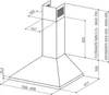 Hotte décorative murale 60cm 370m3/h inox - Faber - 5605281 Voir les images du produit 2