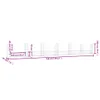 vidaXL Gabionenkorb U-Form mit 7 Säulen Eisen 740x20x100 cm Produktbild-Vorschau 7