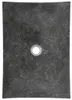 vidaXL Lavabo, 50x35x12 cm, mármol, color negro Vista previa de la imagen del producto 4