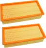 Two rectangular air filters are shown against a white background. Produktbild-Vorschau