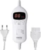 A white electric blanket controller with a digital display and buttons, shown with its power cords and plugs. Podgląd zdjęcia produktu