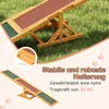COSTWAY Altalena in legno per cani, altalena per agilità Anteprima dell’immagine prodotto 6