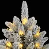 vidaXL Albero di Natale artificiale con neve 300 LED 210 cm Anteprima dell’immagine prodotto 5