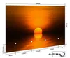Wallario Schlüsselbrett aus Glas, Motiv: Sonnenuntergang Produktbild-Vorschau 2