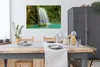 MuchoWow® Poster Ein Wasserfall an einem See im Produktbild-Vorschau 3