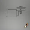 Spot, avec bois, verre fum , 1xE27/max.10W Voir les images du produit 5
