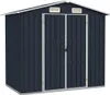 vidaXL Szopa narzędziowa antracyt 205x129x183 cm Stal Podgląd zdjęcia produktu 7