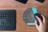 MuchoWow® Mauspad Mousepad Blau - Deutschland - Karte - Produktbild-Vorschau 4