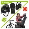 Trizand 27339 Sacoche de vélo, imperméable, 53 L, 3 en 1, Voir les images du produit 9