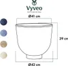 Vyveo – Kvetináč Orb – hnedý (retro) – 42 x 39 Náhľad obrázku produktu 3