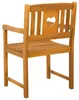 vidaXL : 2 chaises de jardin en bois d'acacia massif, Voir les images du produit 6