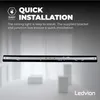 Ledvion Spot LED Plafond Noir 4 spot Rectangulaire GU10 3W Voir les images du produit 5