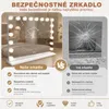 ZMH hollywoodske kozmetické zrkadlo LED 60X80CM Bluetooth Náhľad obrázku produktu 8