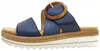 Scarpe da donna Remonte, sandali, comodi, infradito, blu, Anteprima dell’immagine prodotto 1