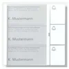 Module de touches Siedle&Söhne blanc TM 612-3 W Voir les images du produit 2
